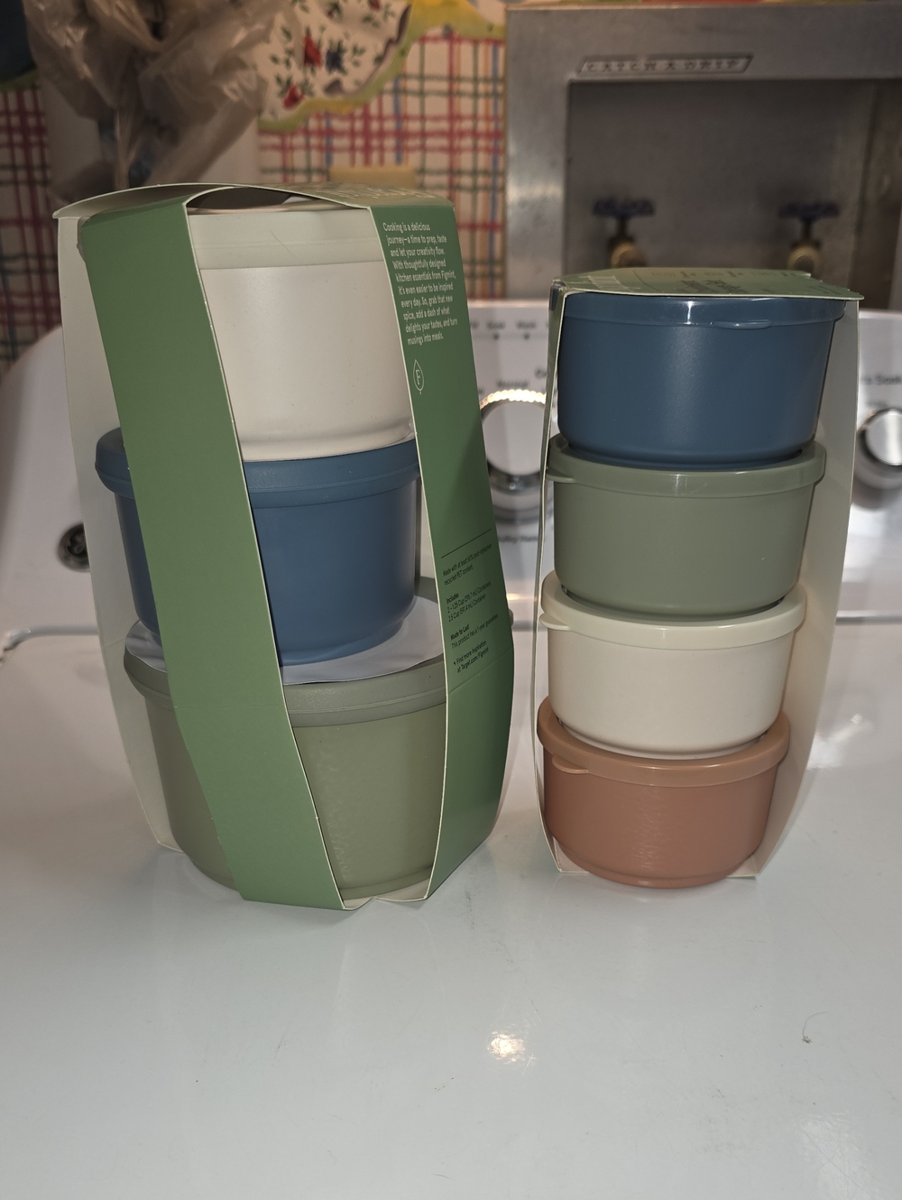 Figmint Multi-Color Food & Condiment Container Sets - Picture 3 of 4